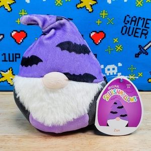 Squishmallow Zan the Gnome 4.5" UltraSoft Stuffed Halloween Kids Toy Plush NWT